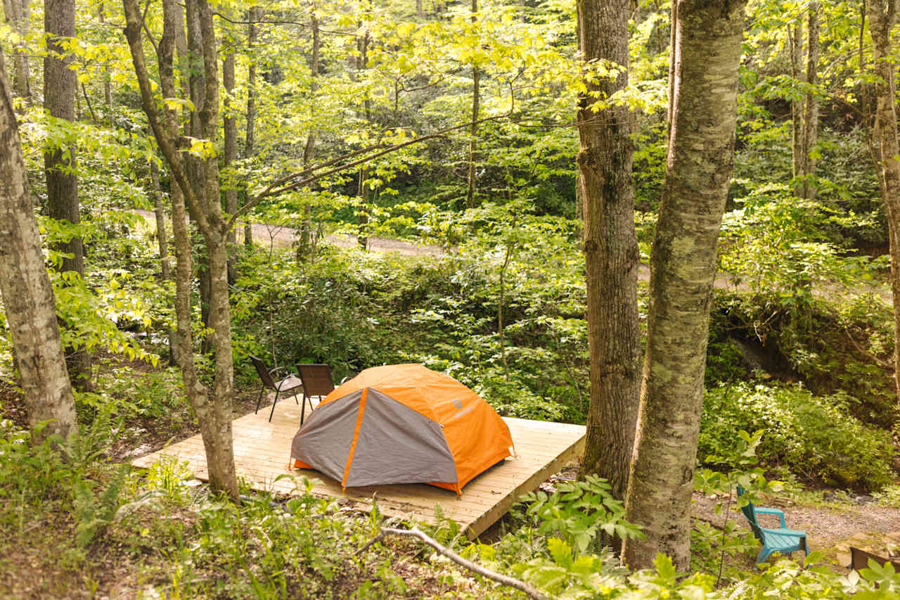 Creekside Camping Max Patch