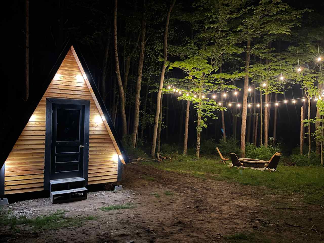 Tiny A-Frame W/ Heat/AC & Hot Tub