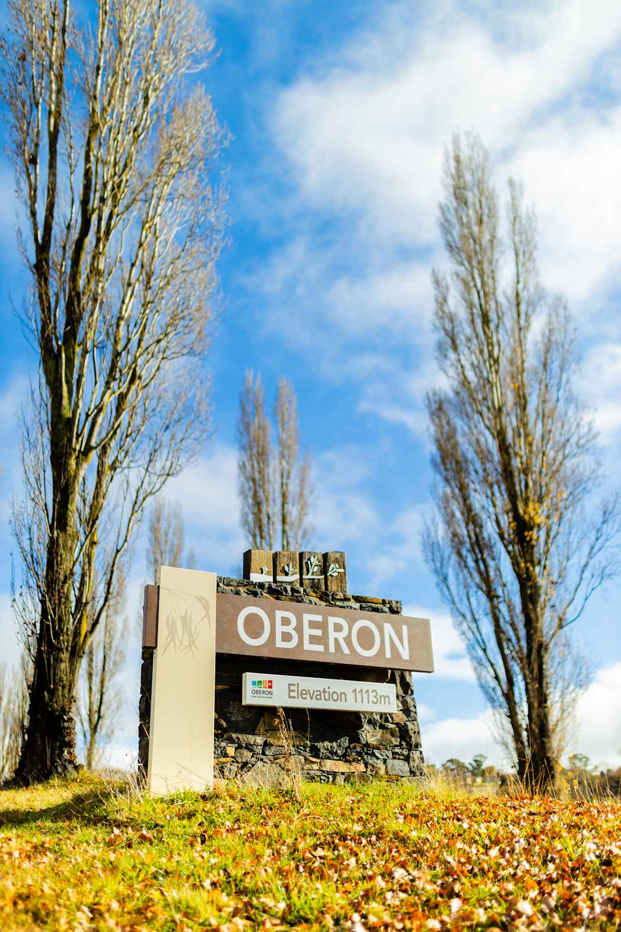 Entry to Oberon coming from the South