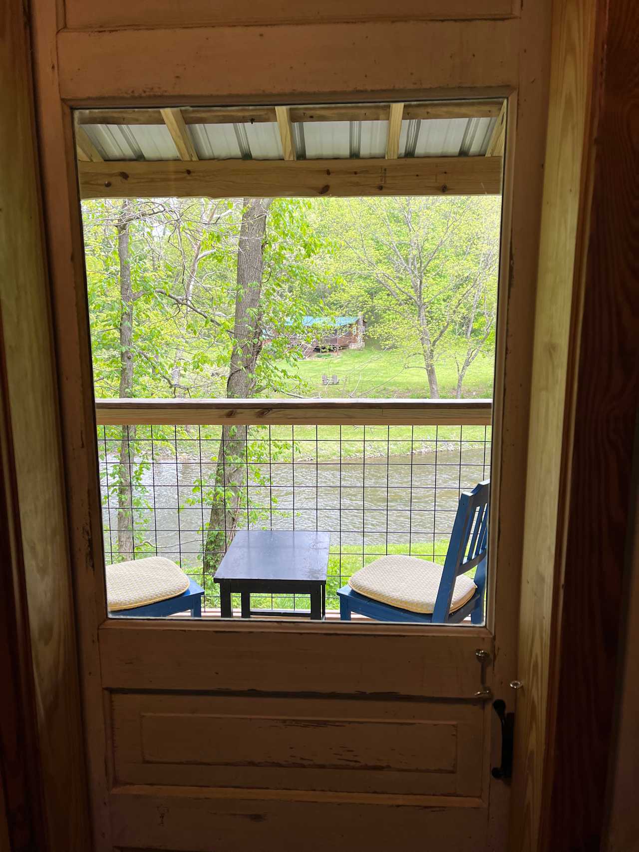 Back deck from the outhouse 