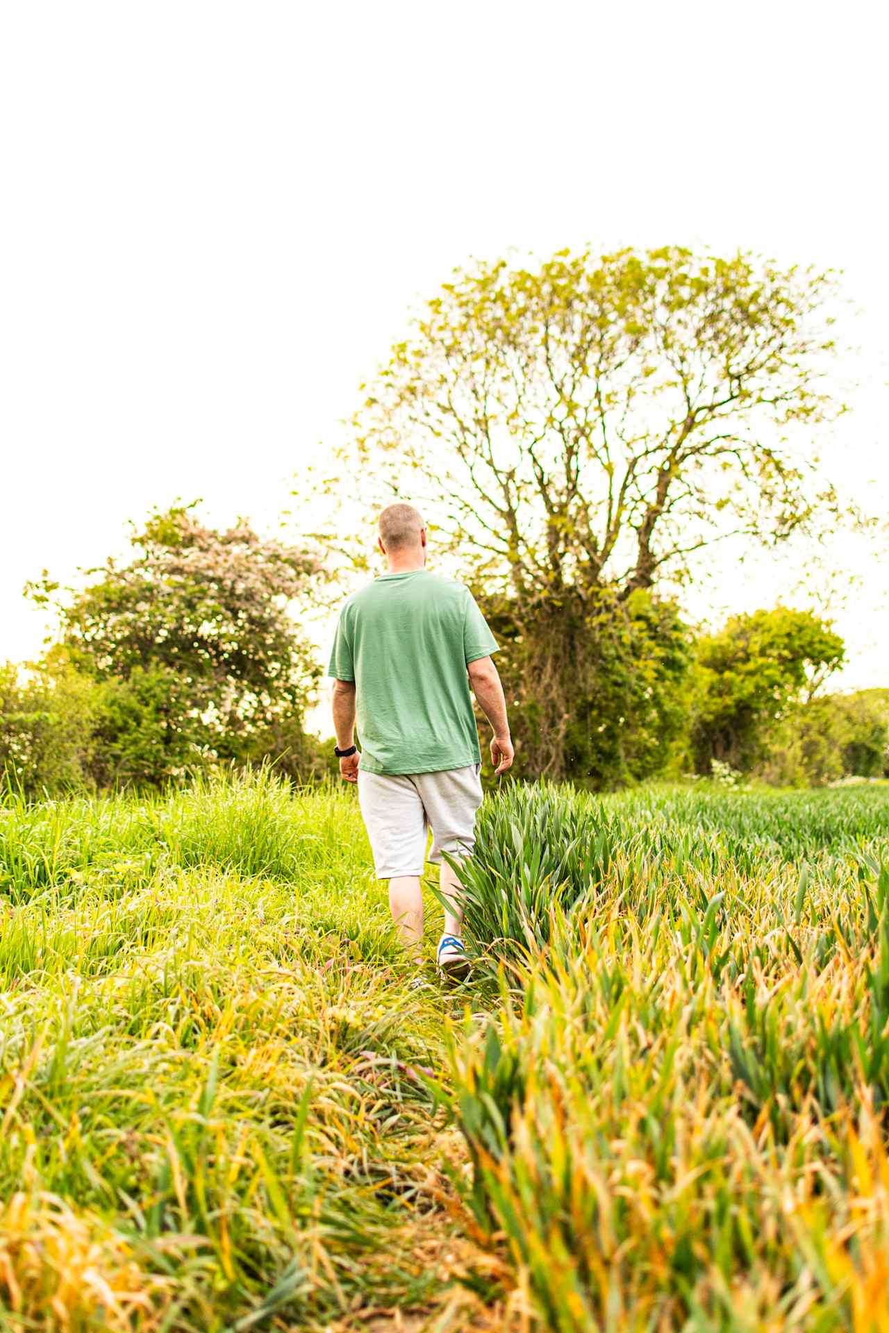 Exploring the footpath 