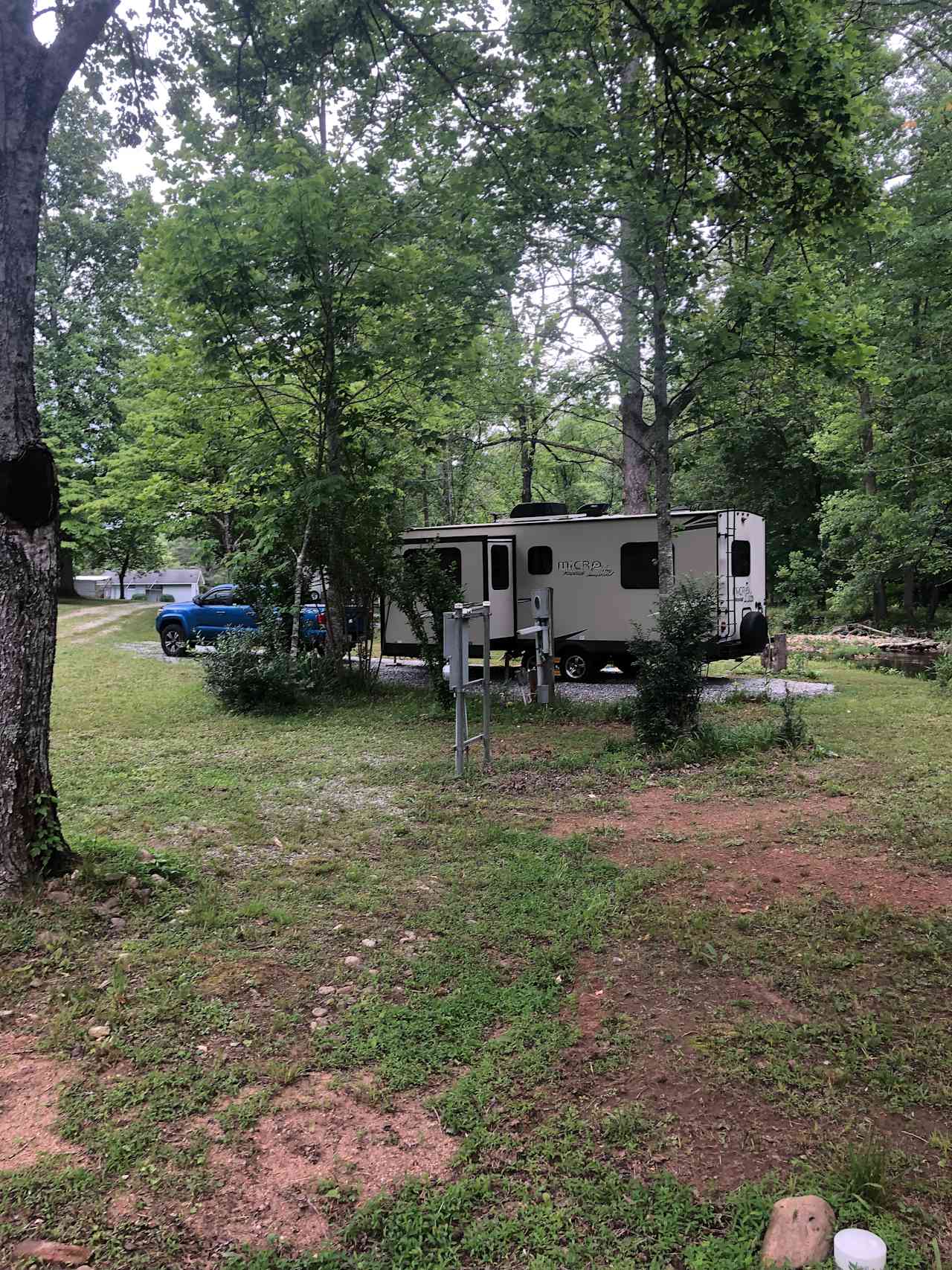View from the left of campsite #1. 