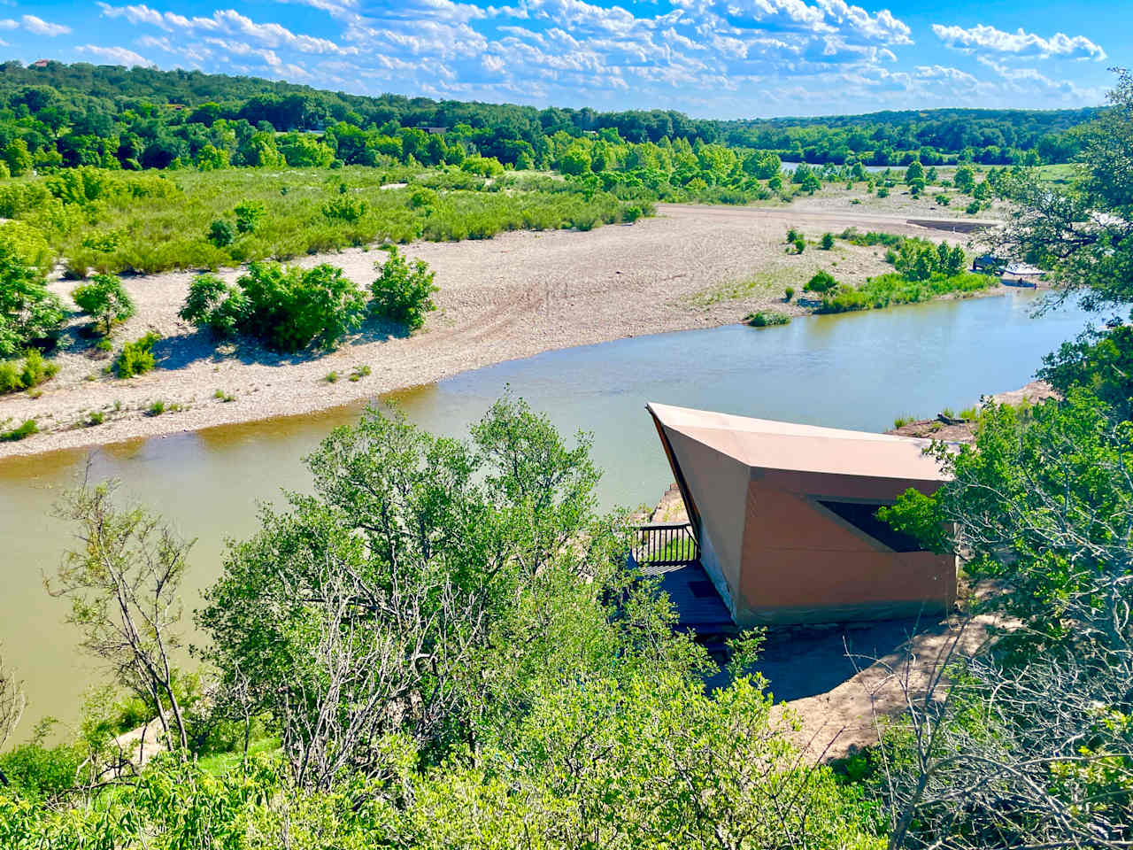 Campsites by the river hotsell