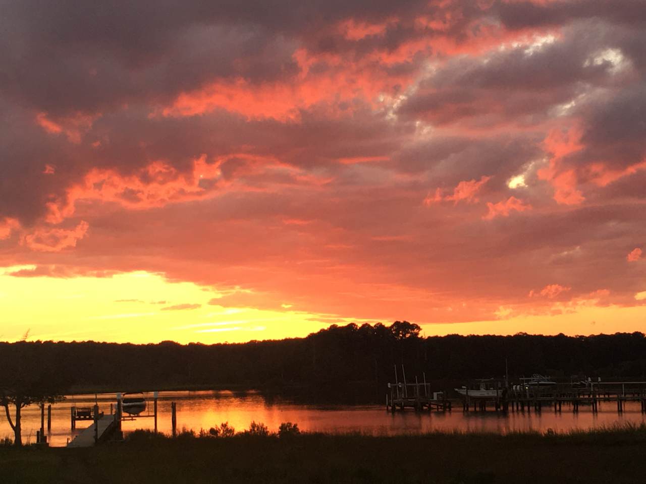 Amazing Sunsets on Blackwater Creek