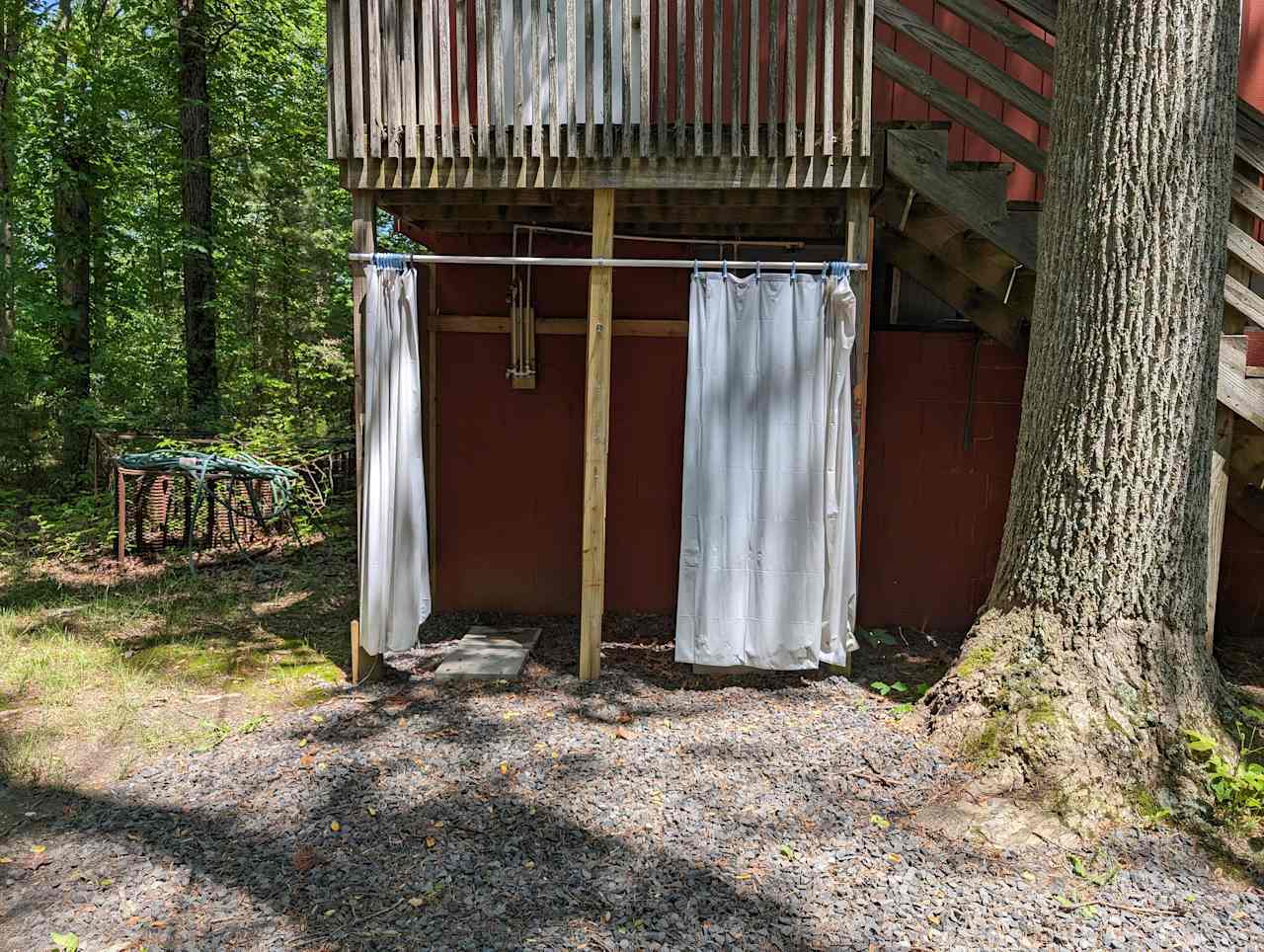 Outdoor showers