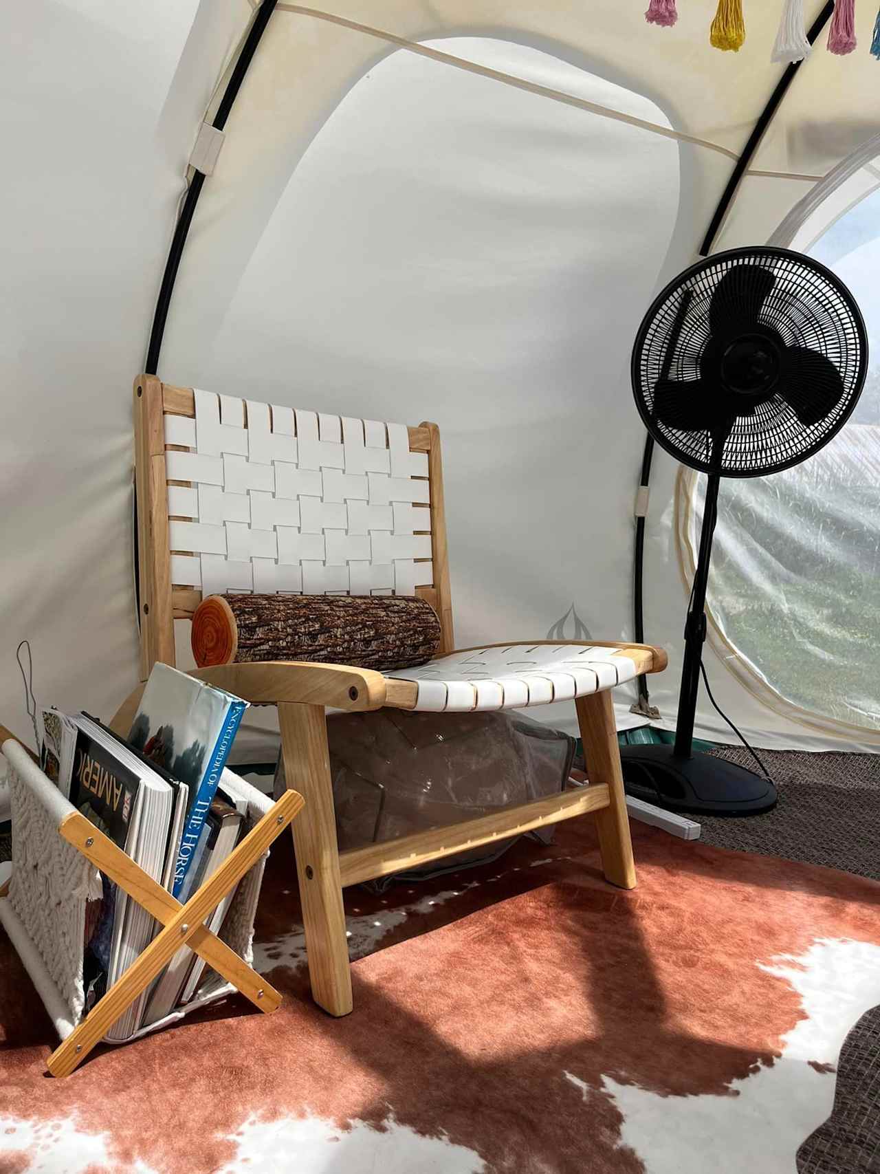 Stargazer Yurt Near Ocean City, MD