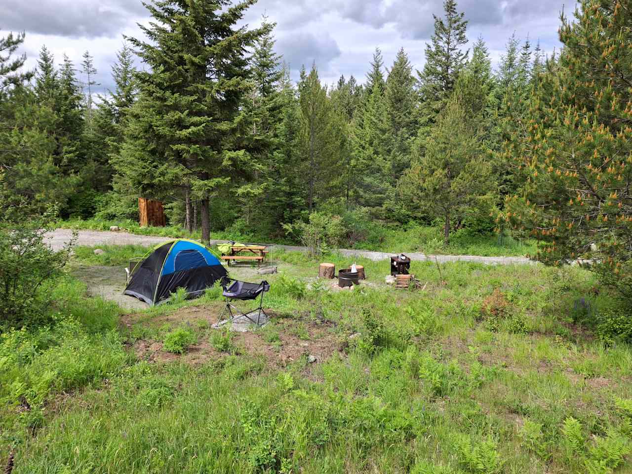 Careywood Hollow campsite.