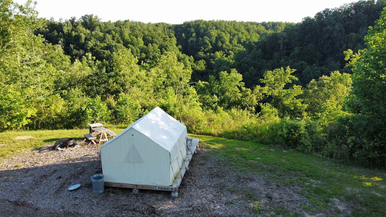 Camping at Defender's Retreat