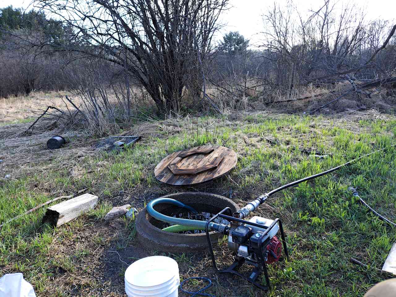 This our water system and one way our farm tanks gets filled. Including our house.  We also have a 1000ltre tank on a trailer.