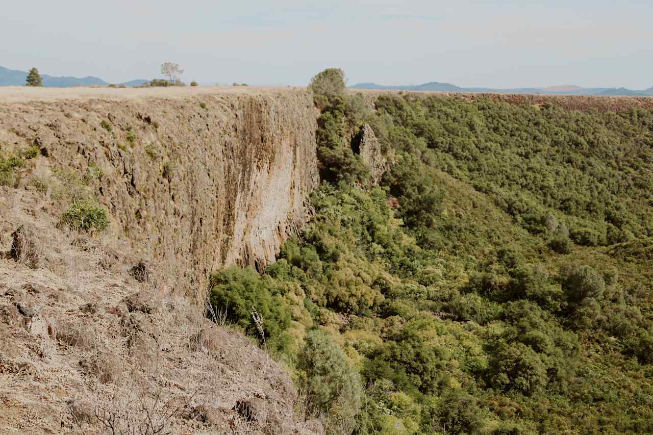 The renowned Gold Wall Climbing Area