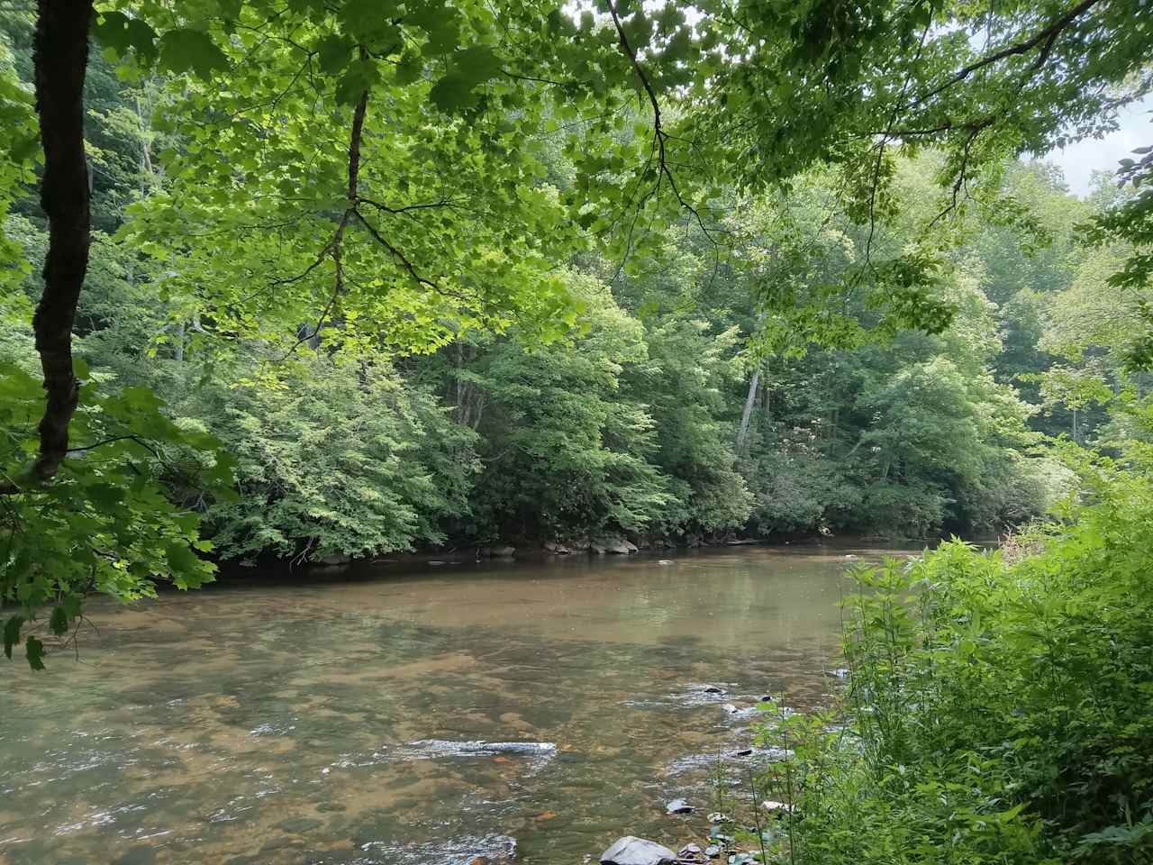 River side camping