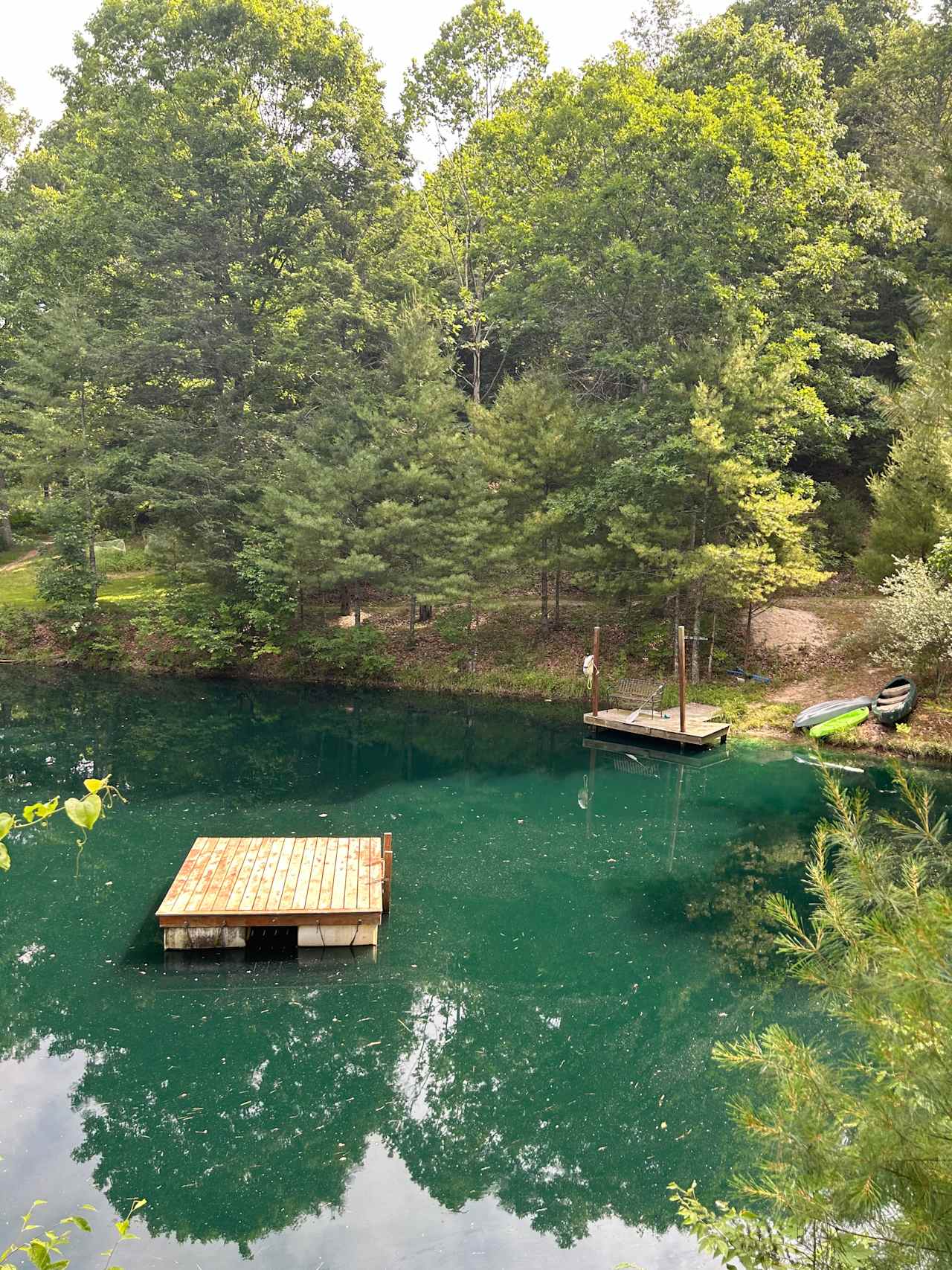 Enjoy swimming in nearby Sycamore Pond--for all guests to use and enjoy. 