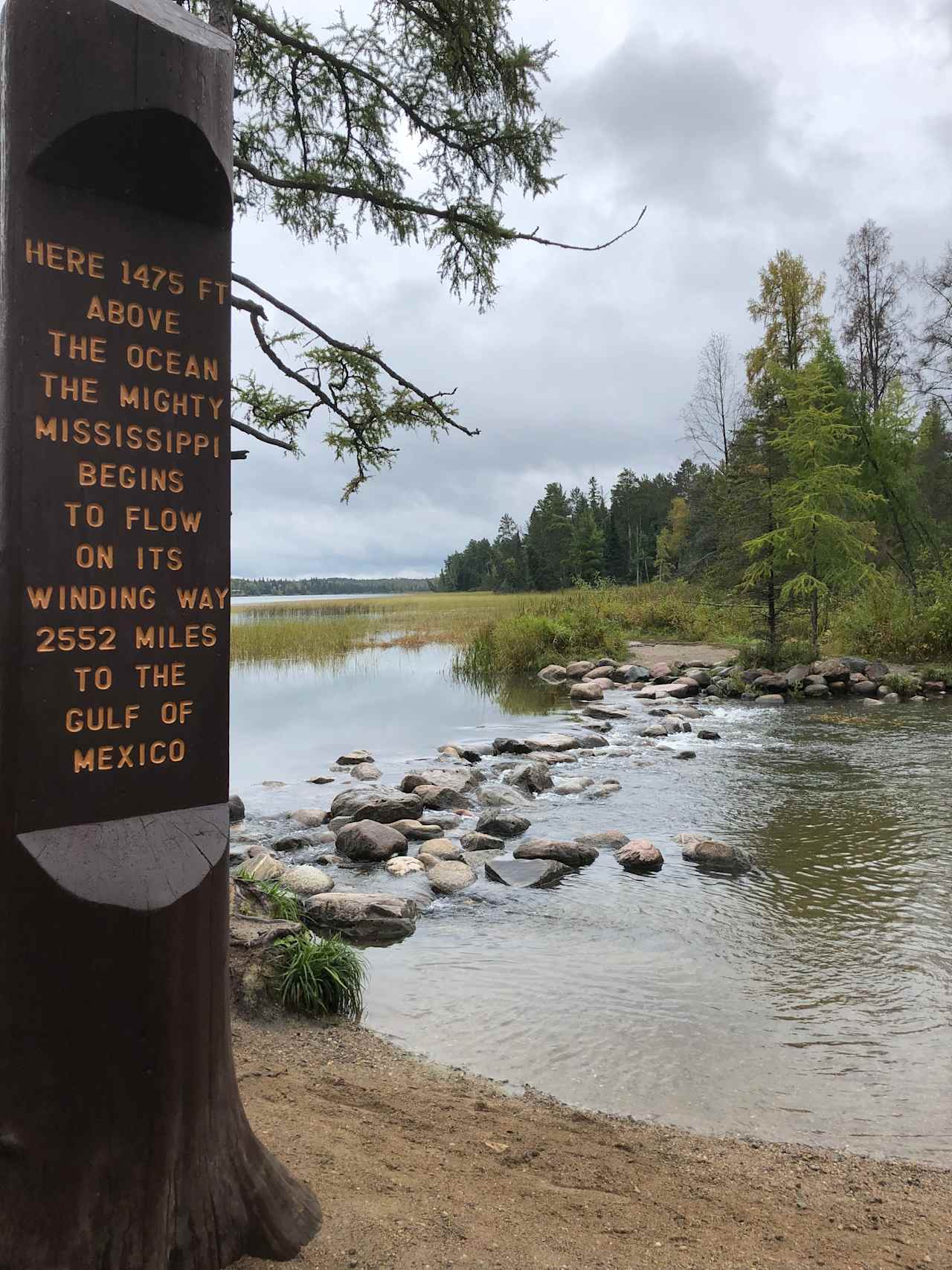 Headwaters of the Mississippi River at close by Itasca State
Park! 