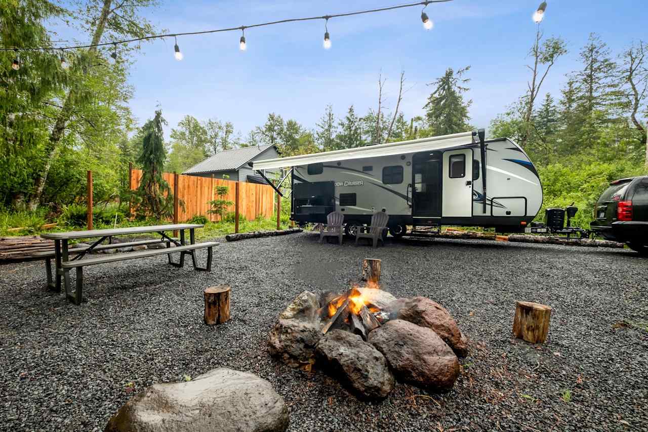 Hawk's Landing RV site @ Mt Rainier