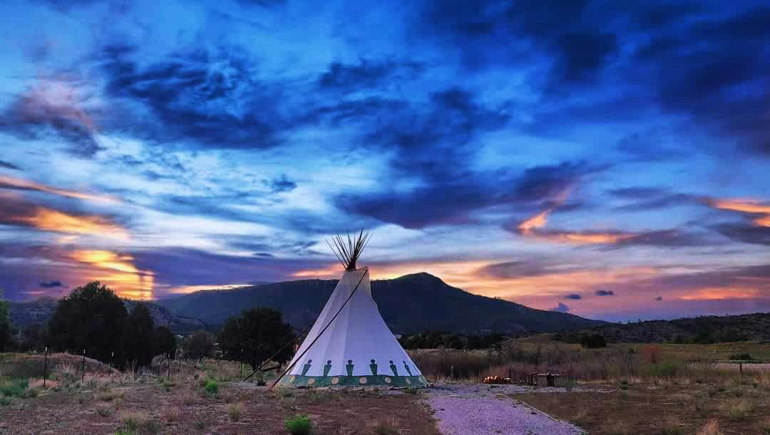 Dulce Base Tipi On The Jicarilla