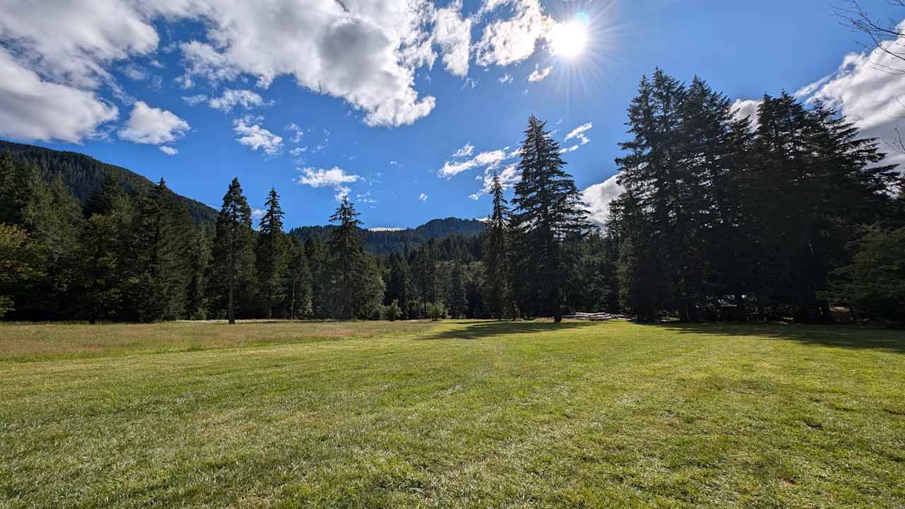 View from the pasture of Castle Rock.