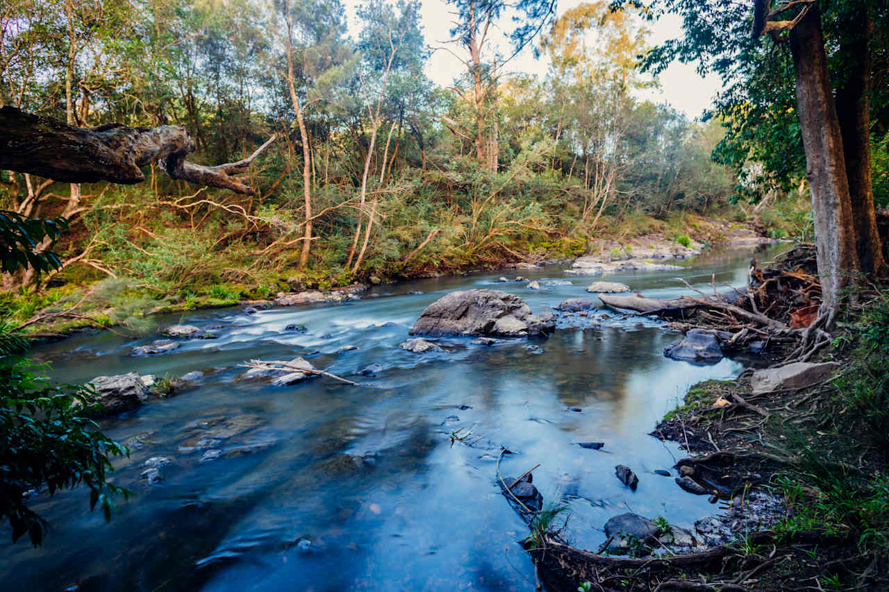 Karuah river at the Rapids site