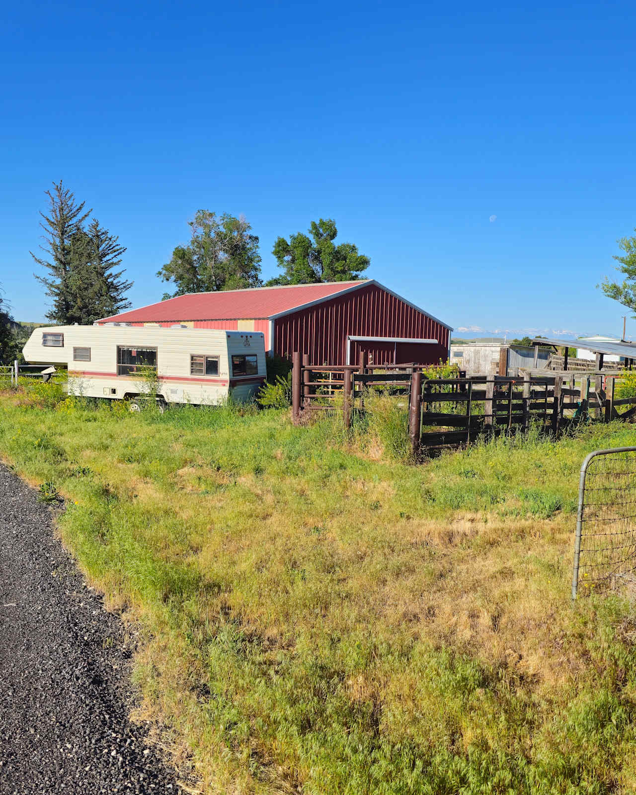 I believe this trailer is site #1. It would be challenging to get into the trailer.