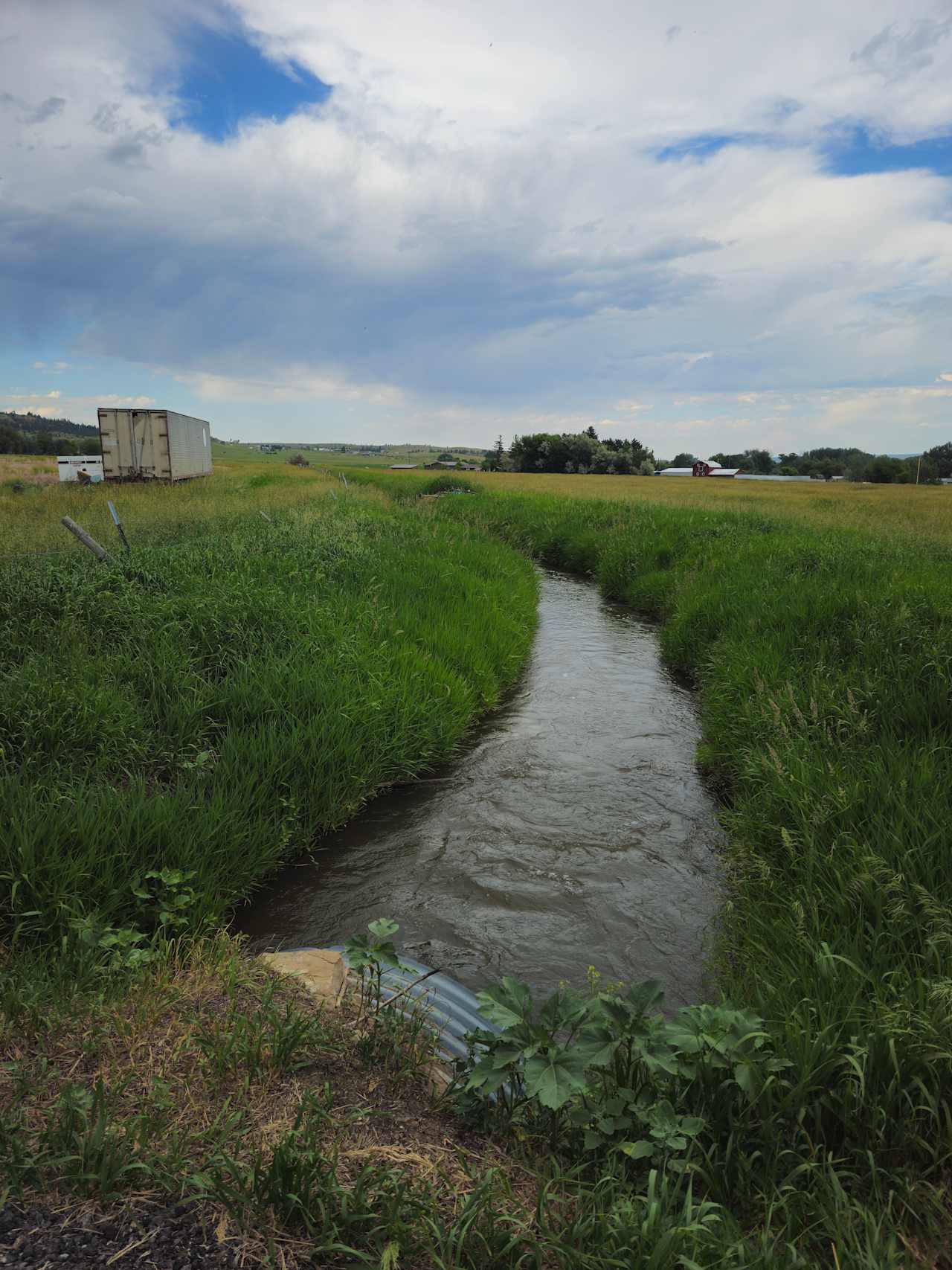 This is the water feature/canal that runs through the property.