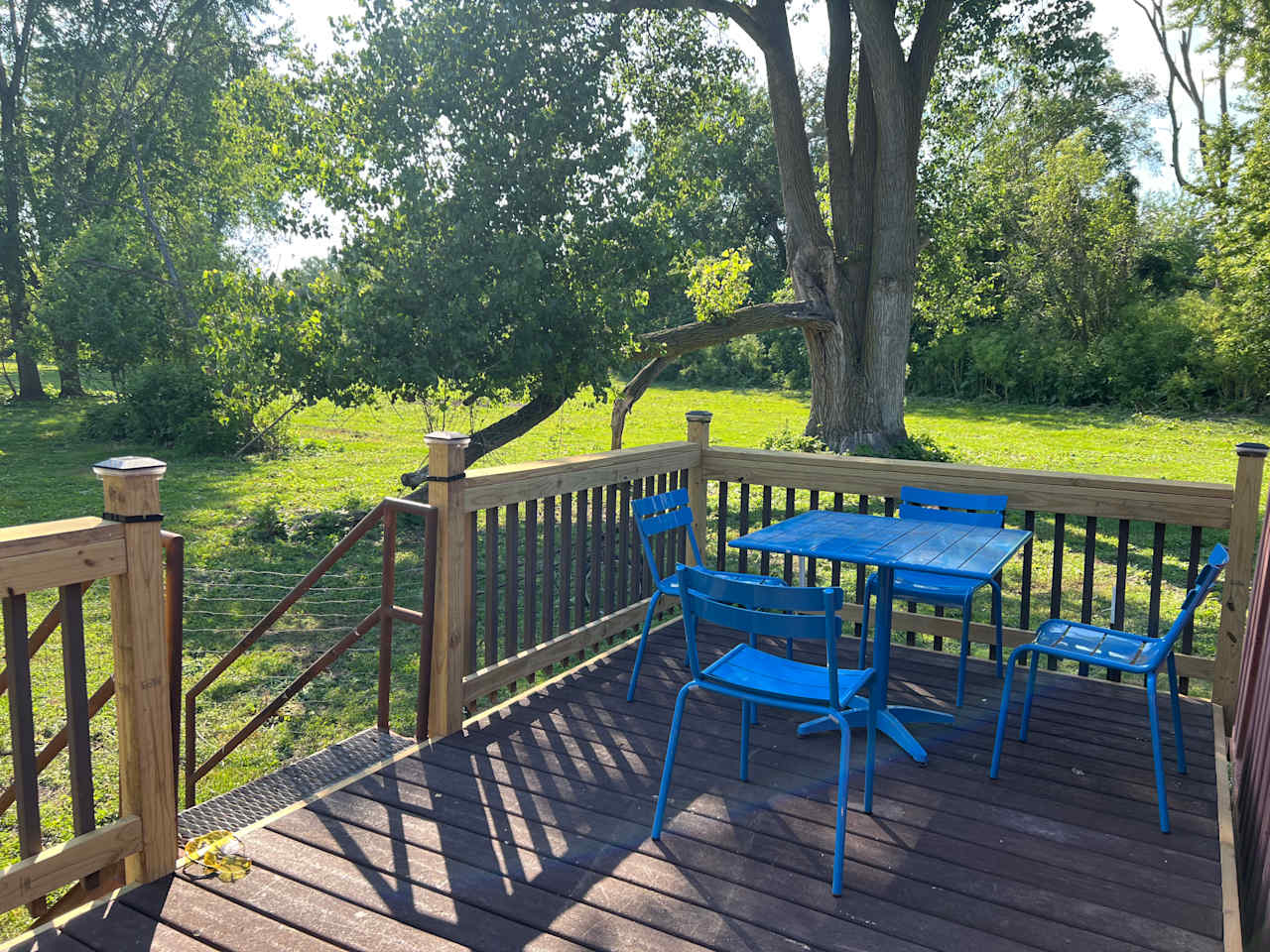 Hay wagon deck at station #2