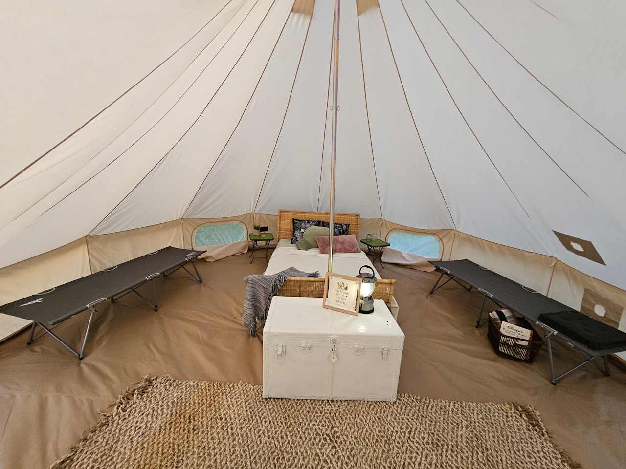 "Back 40" Bell Tent at Rottwood