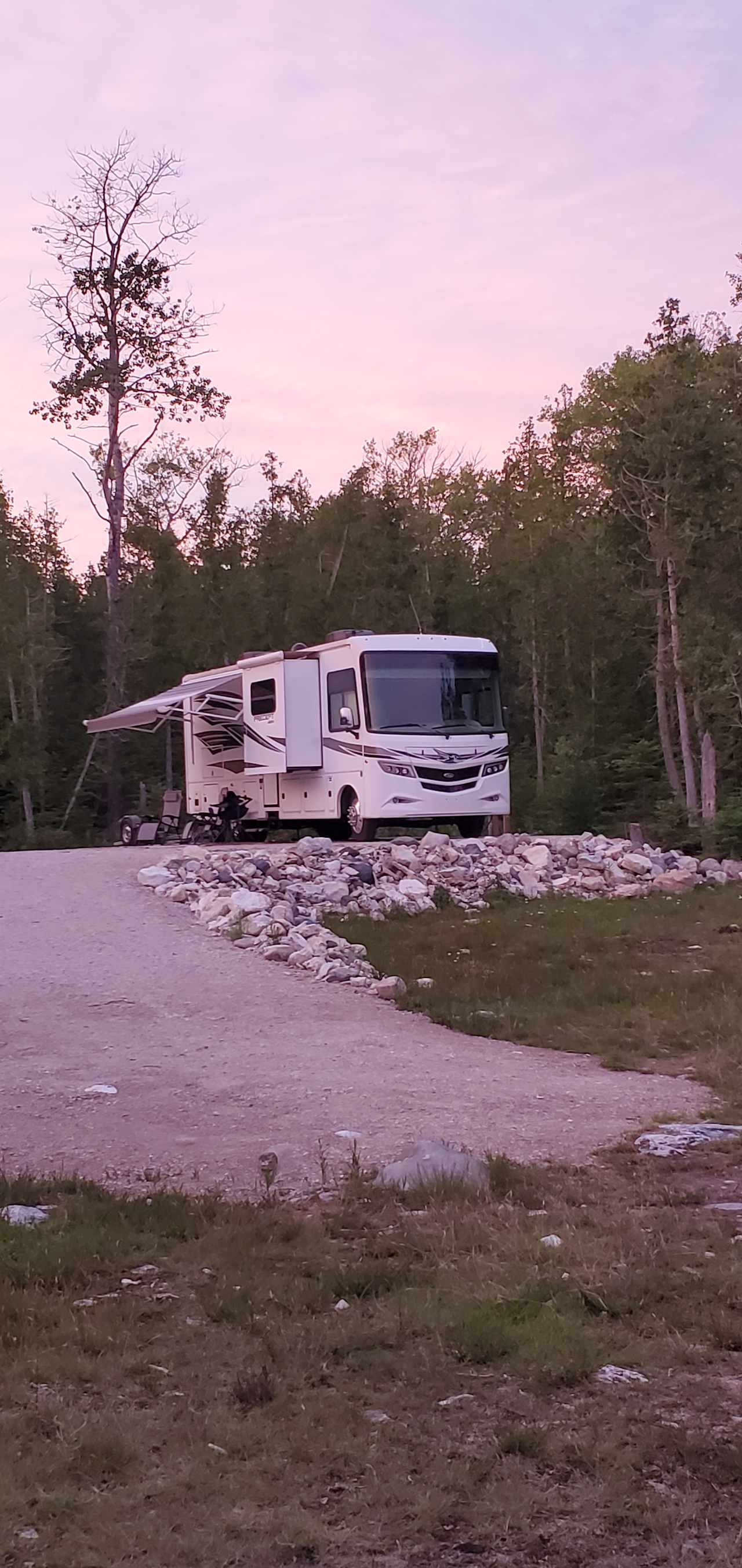 Lake Huron frontage Campsite