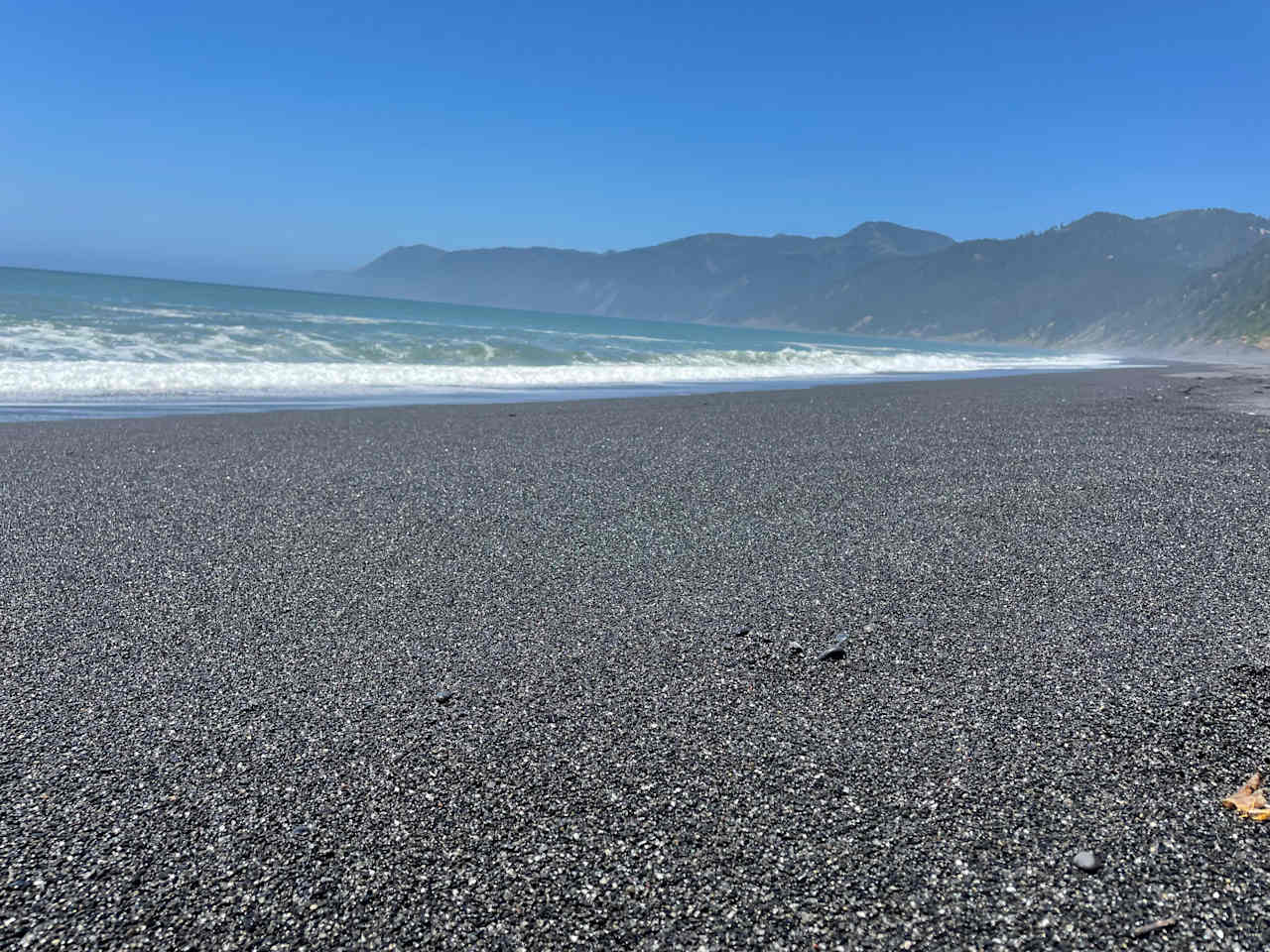 At the blacksand beach