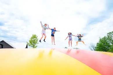 Included in your stay - our JUMPING PILLOW.