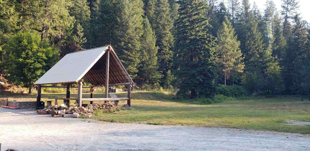 Fire pit gazebo