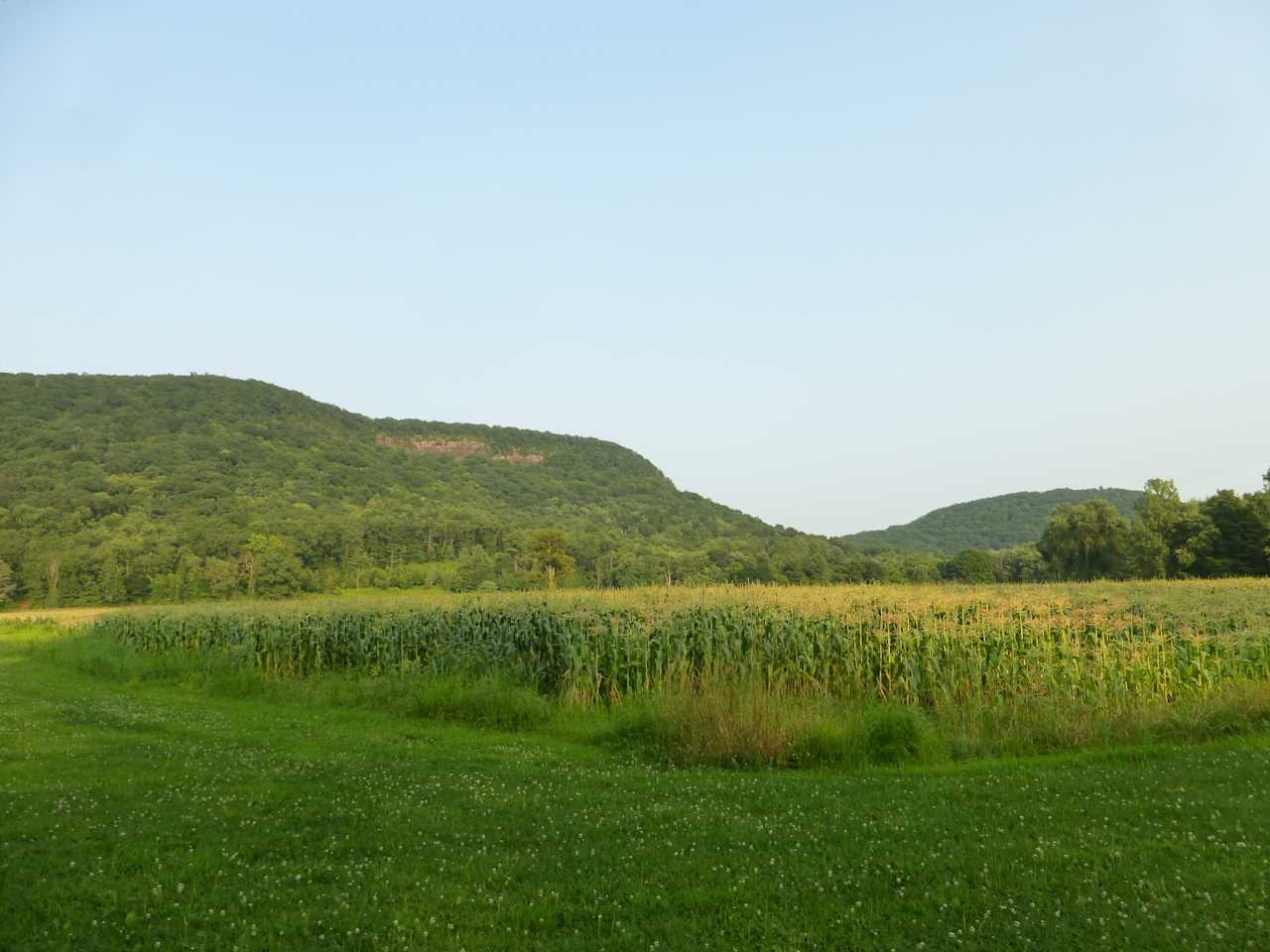 View of North Sugarloaf on the left and Mount Sugarloaf on the right from your camp site