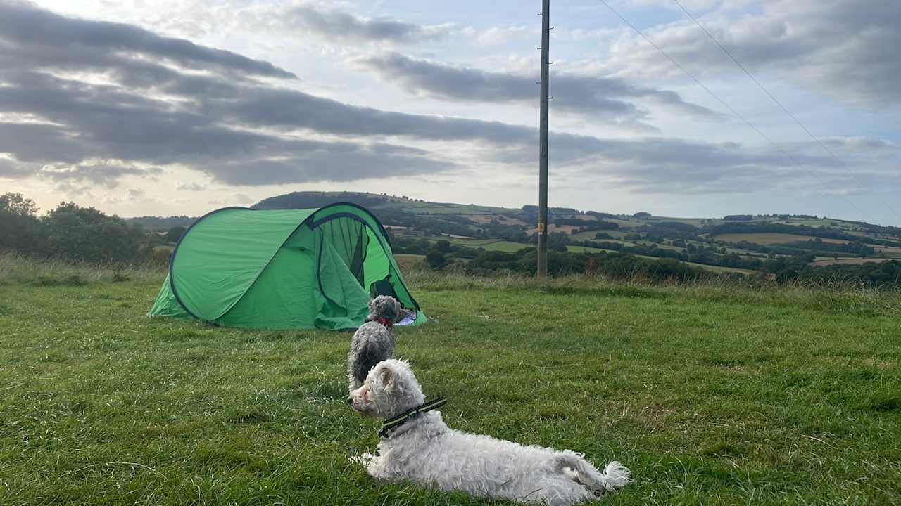 Red Sky at Night Campsite