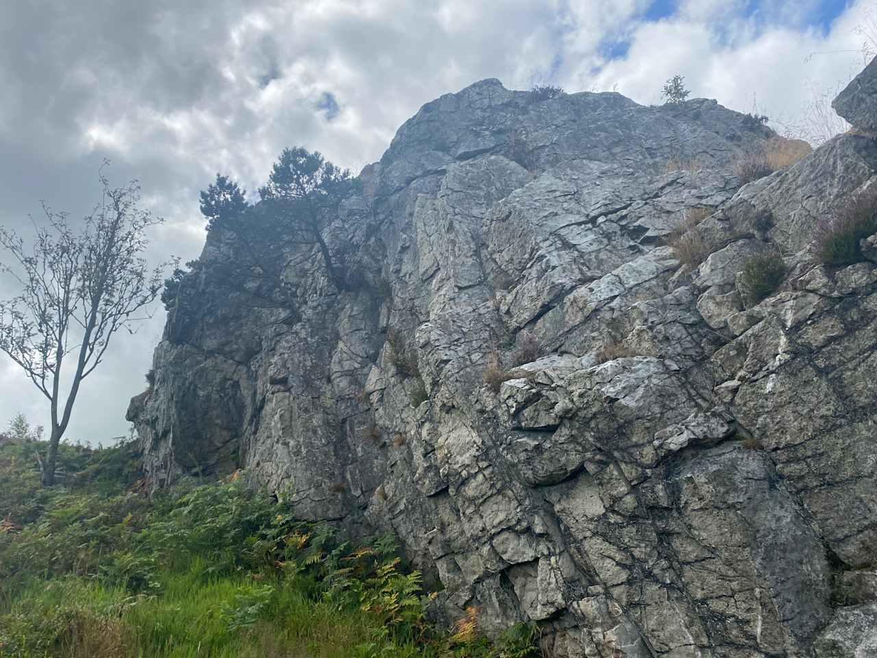 Nipstone Rock is a short 10 minute walk from campsite to top