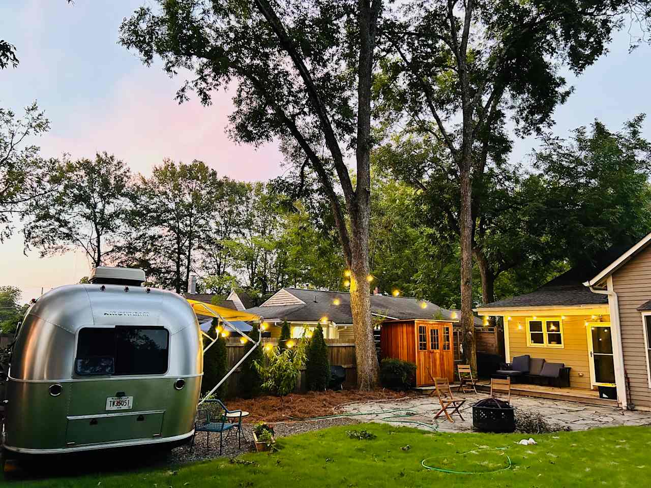 Urban Airstream Backyard Retreat