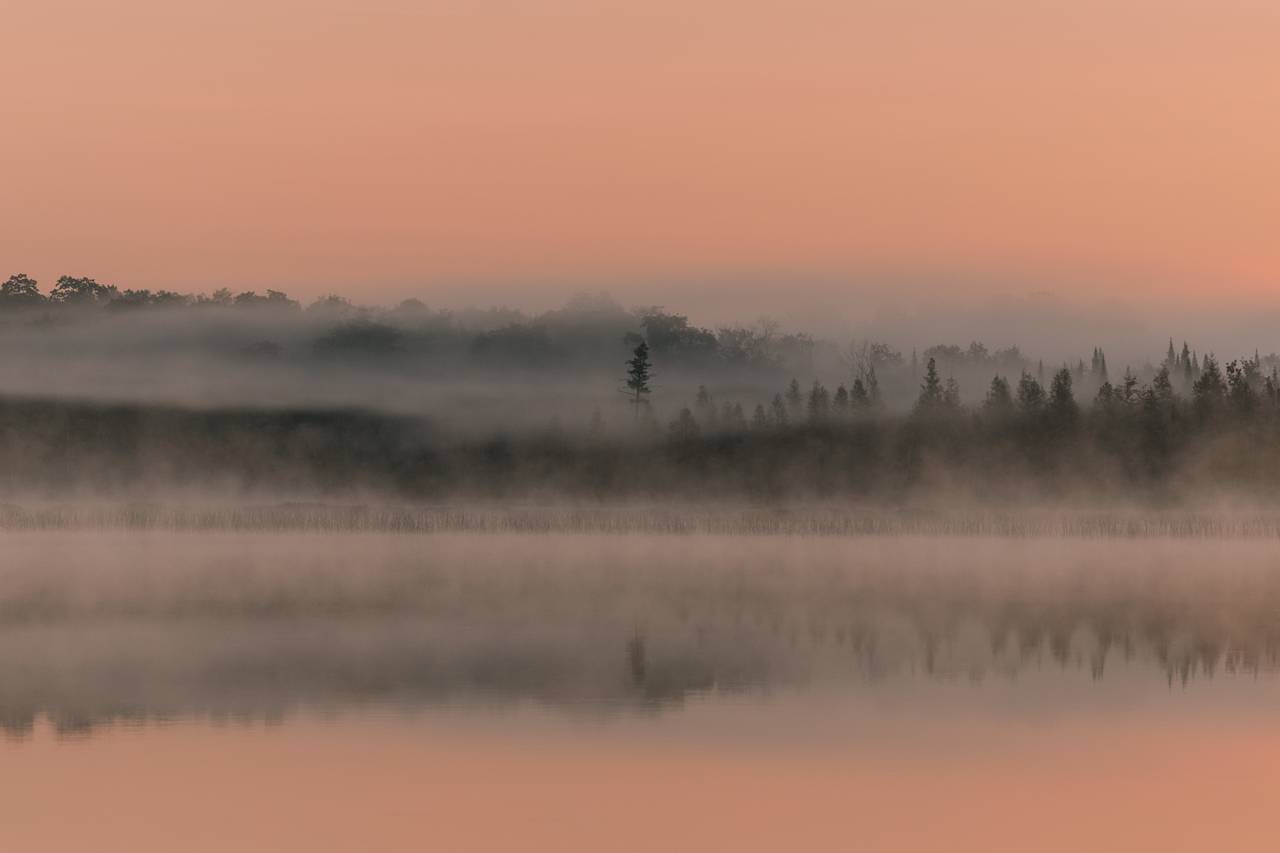 Sunrise on the lake.  It's worth waking up early for!