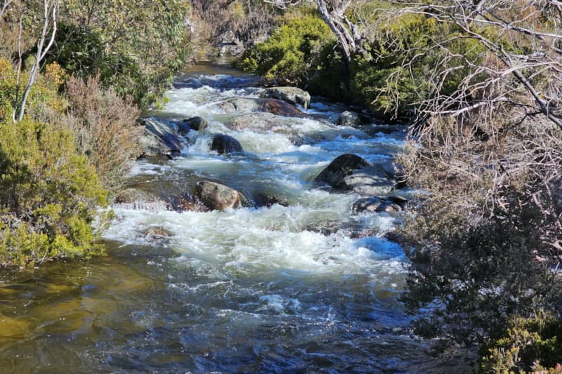 Fall asleep to the sounds of the river rapids as the snow melts