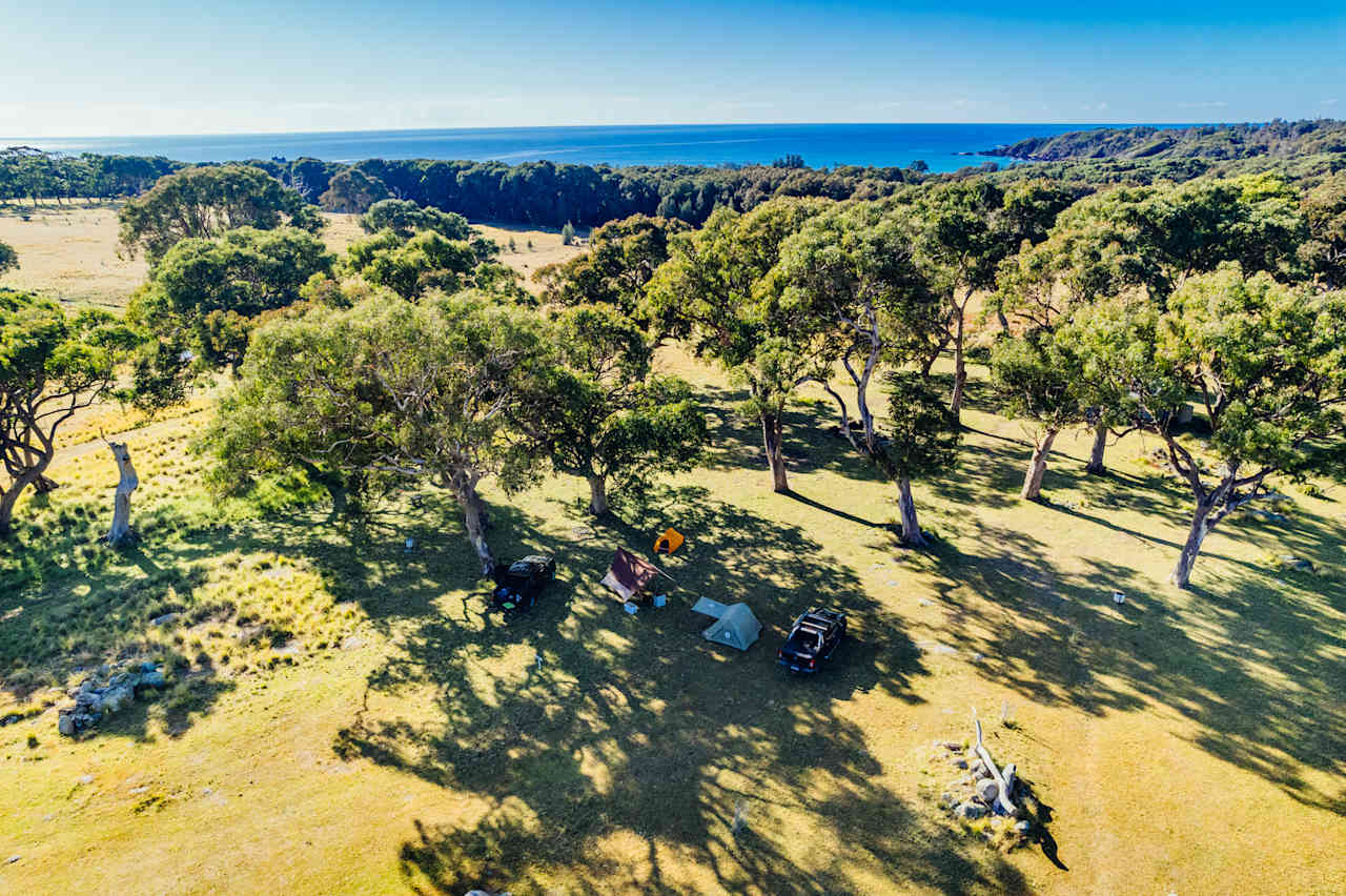 camp view from above