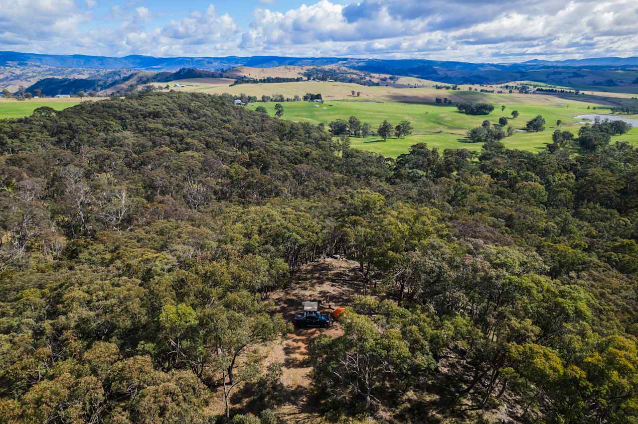 camp views from above