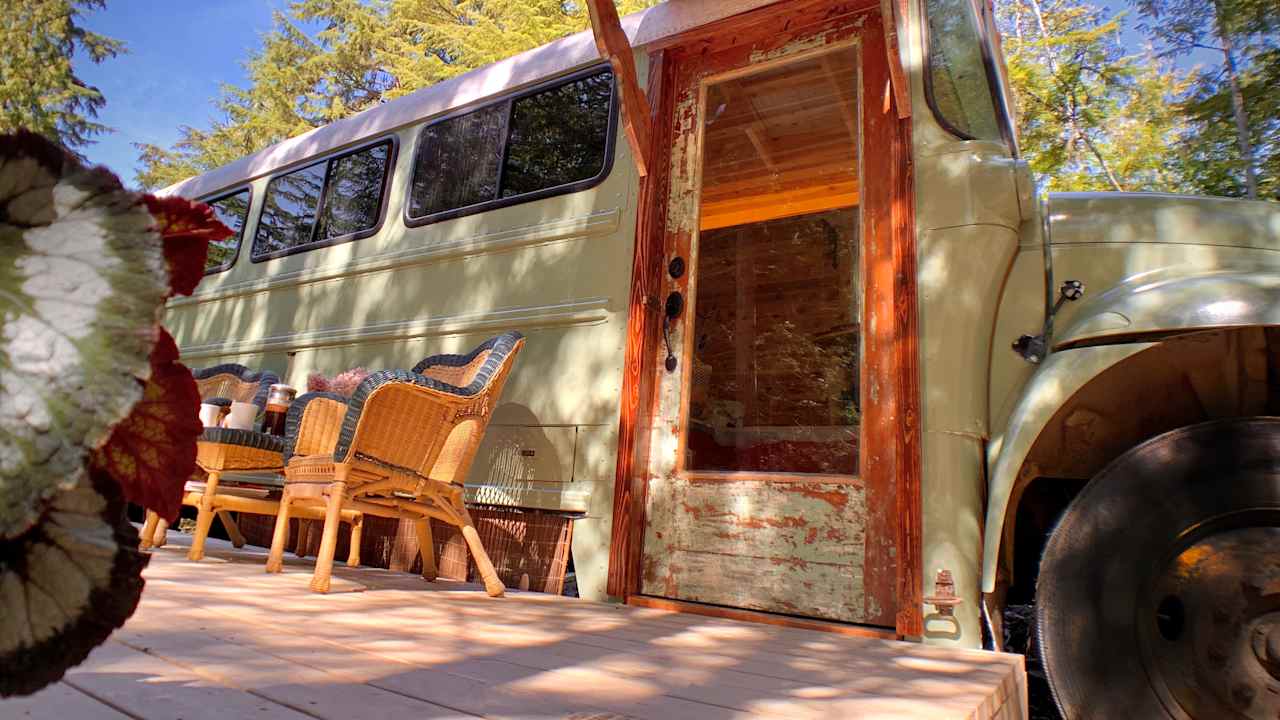 100 year old fir door, entrance to/from you own deck
