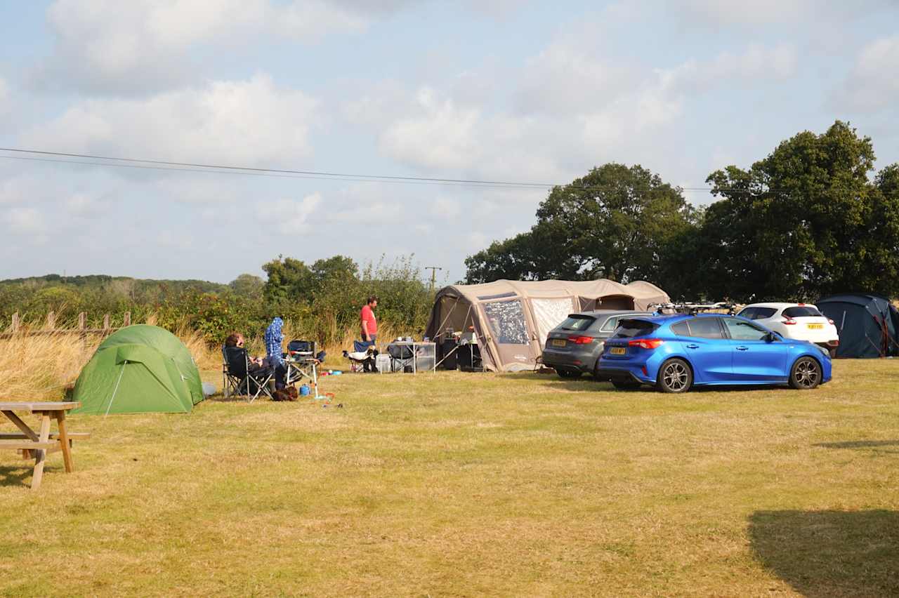 Plenty of room for extra campers, and cycle in campers