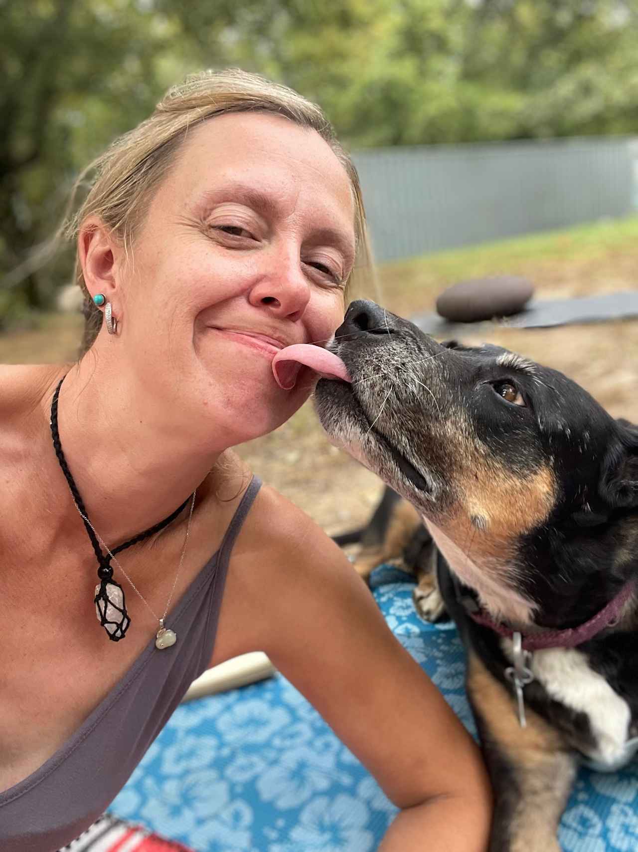 Dog kisses may be available 