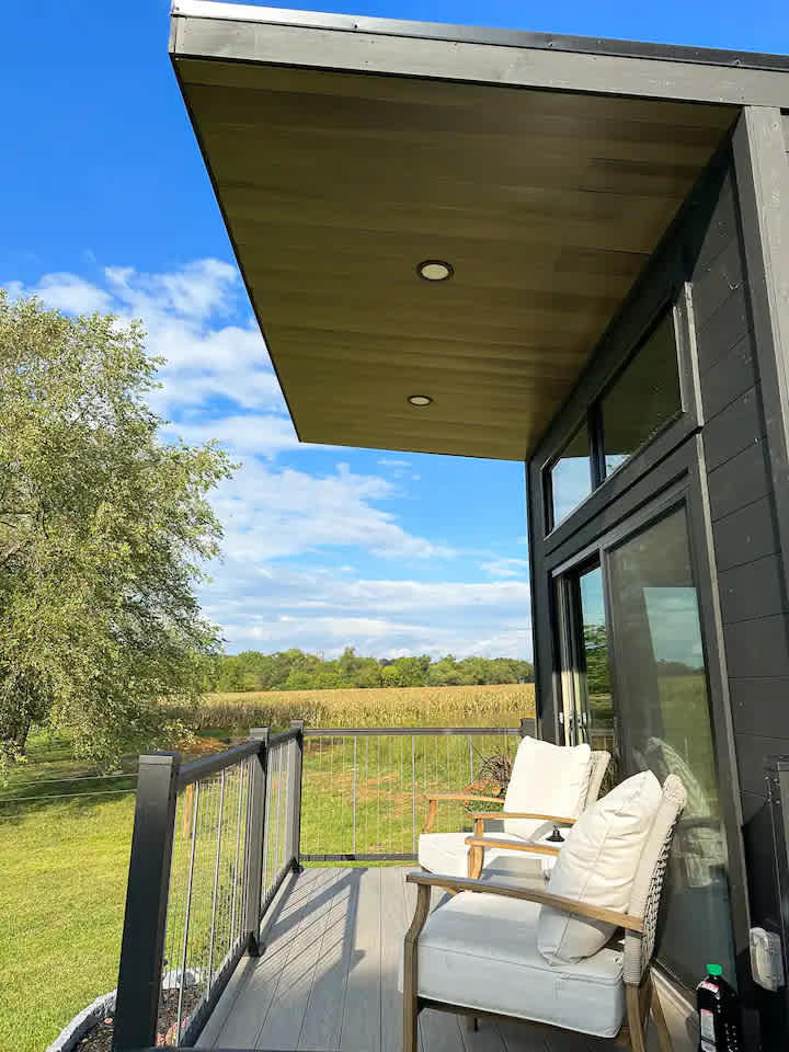 Modern Tiny Home With Hot Tub