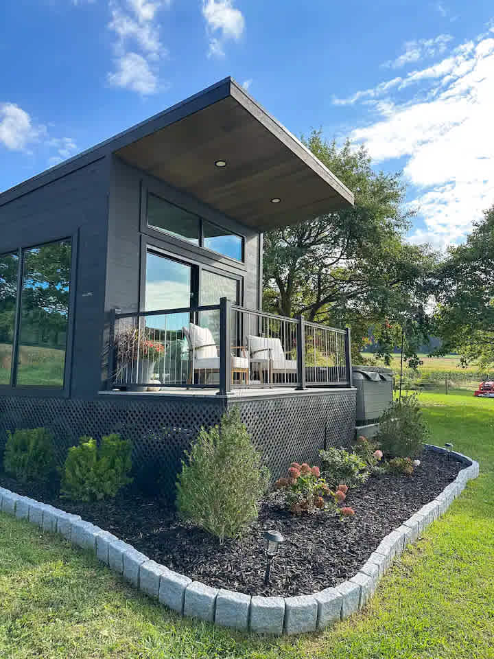 Modern Tiny Home With Hot Tub