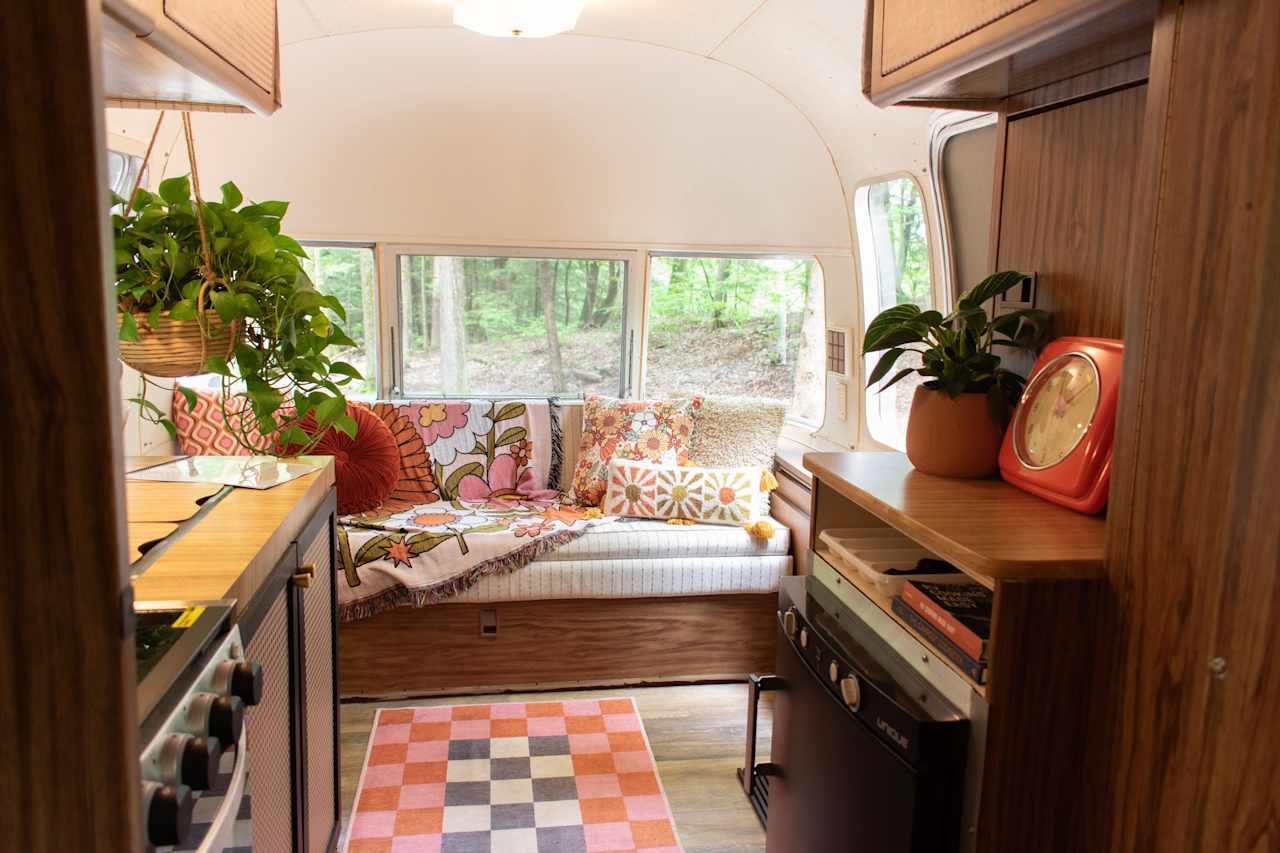 Off-grid Airstream on Private Camp