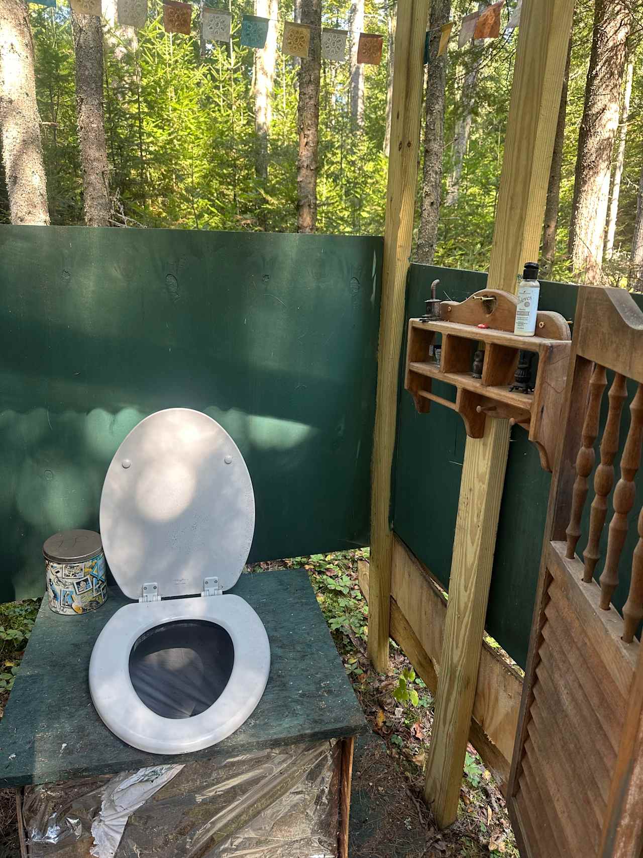 Outhouse toilet