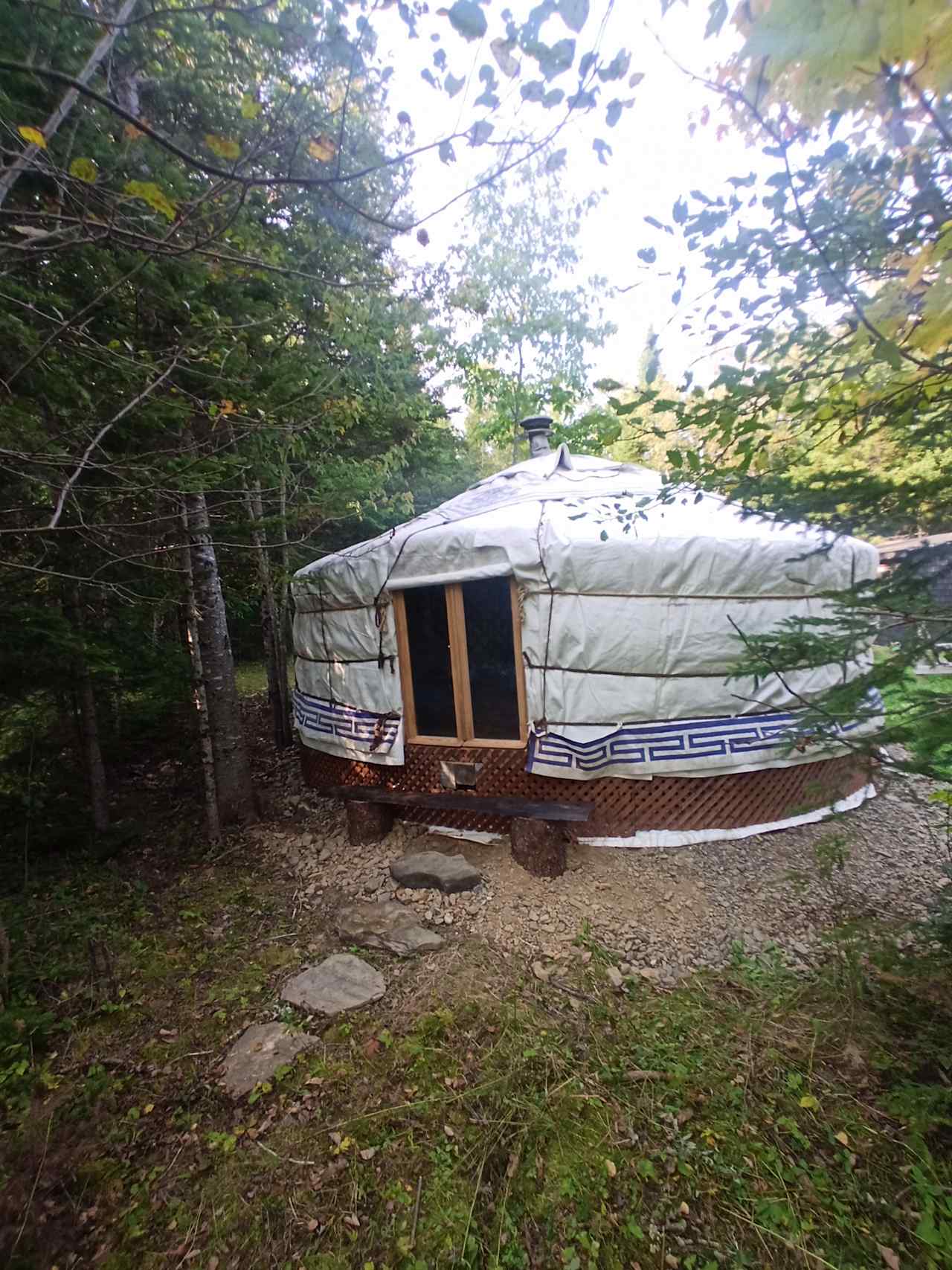 The Mongolian Yurt 🛖 One option for lodging at separate rate