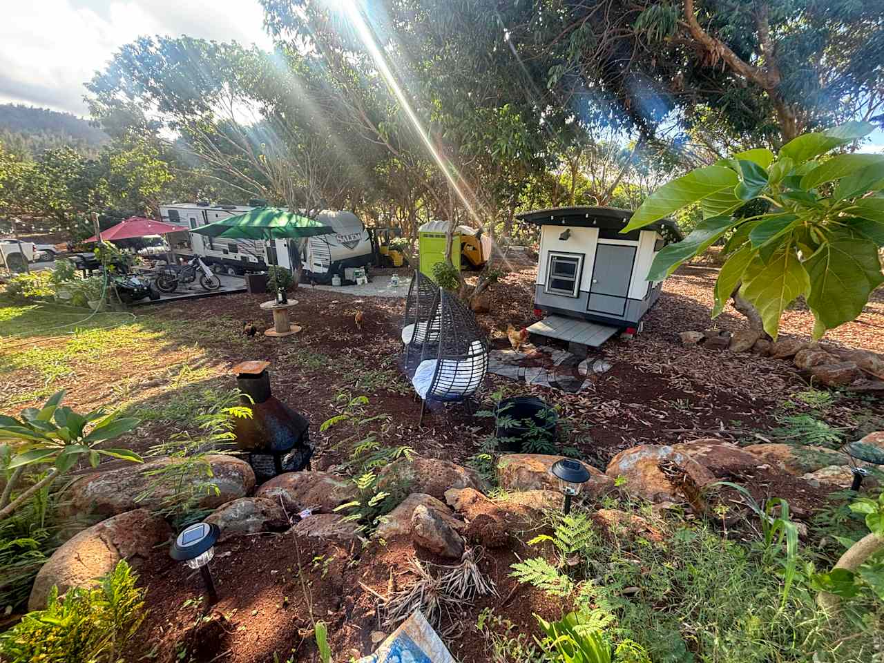 Charming Kahuku camp