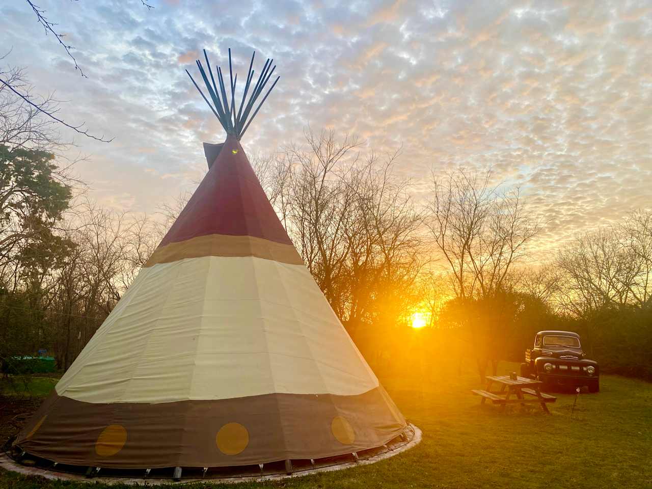 Farm Tipi with Sauna