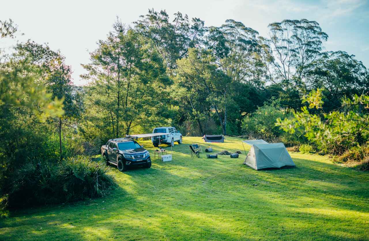 Nice afternoon light at the camp