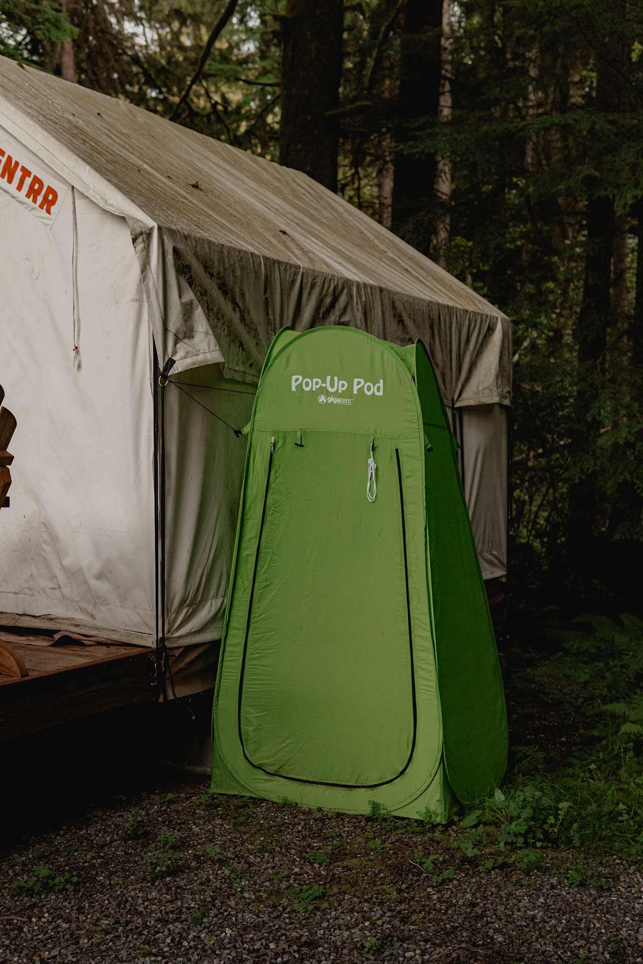 A pop up tent for changing, or whatever else you may need!