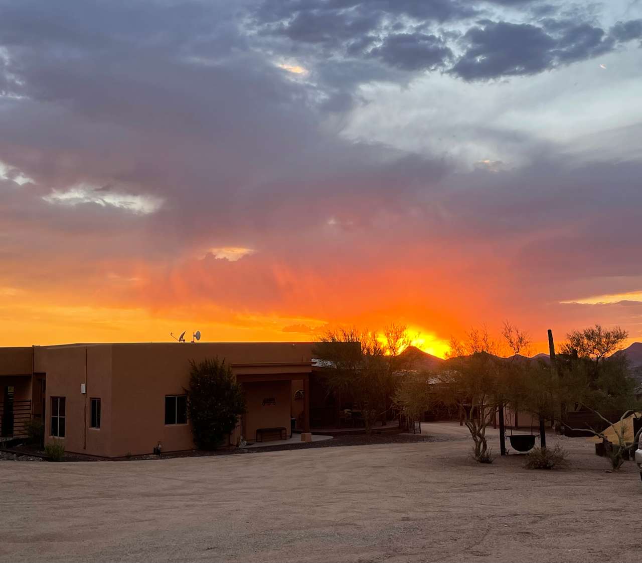 Sunset after a little storm